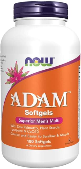 NOW ADAM Men’s Multiple Vitamin — 180 Softgels product photograph