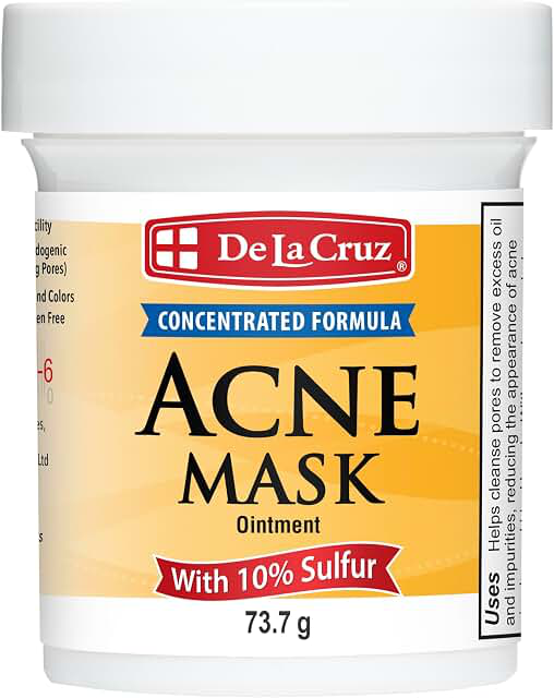 De La Cruz Acne Mask 10% Sulphur 73.7g product photograph