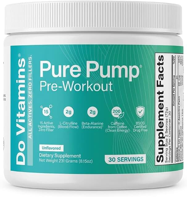 Do Vitamins PurePump Pre-Workout Powder product photograph
