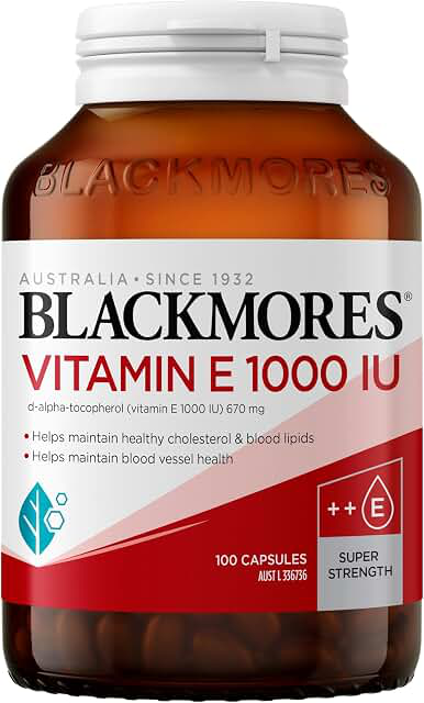 Blackmores Vitamin E 1,000 IU — 100 Capsules product photograph