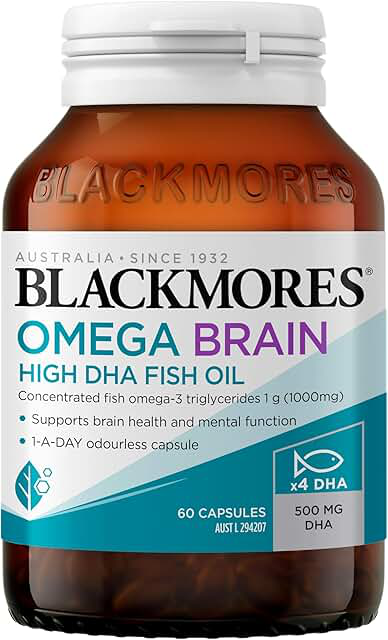 Blackmores Omega Brain 60 Tablets product photograph
