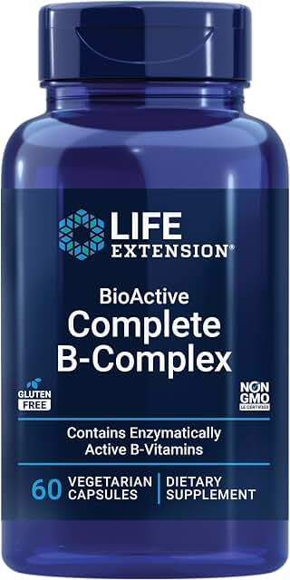 Life Extension BioActive Complete B-Complex 60 Veg Capsules product photograph
