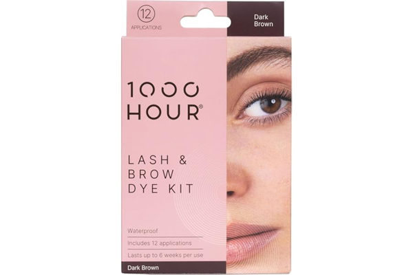 1000HOUR Lash & Brow Dye Kit Dark Brown product packaging