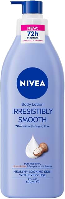 NIVEA Irresistibly Smooth Body Lotion 400ml supplied product photo