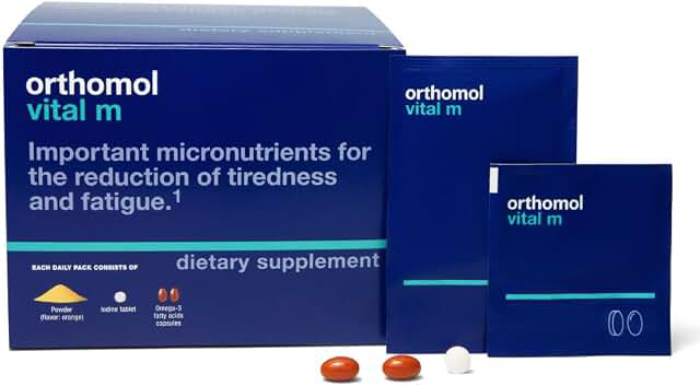 Orthomol Vital M Men’s Multivitamin Powder & Capsules product photograph