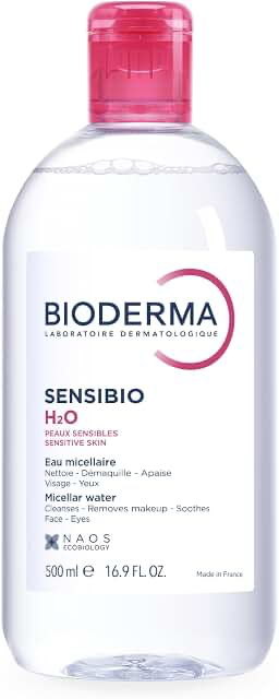 BIODERMA Sensibio H2O Soothing Micellar Water Cleanser Makeup Remover 500ml product packaging