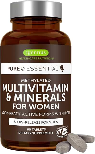 Pure & Essential Methylated Multivitamin & Minerals for Women product photograph