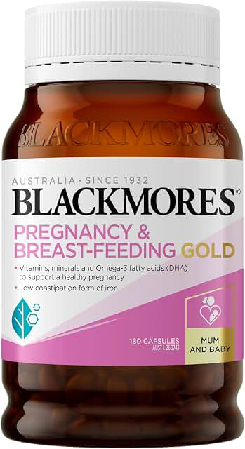 Blackmores Pregnancy & Breast-Feeding Gold 180 Capsules product photograph