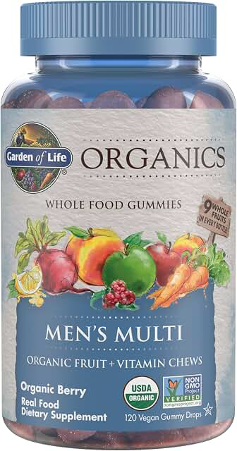 Garden of Life mykind Organics Men’s Gummy Vitamins — Berry product photograph