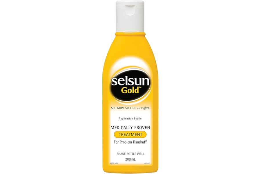 Selsun Gold Treatment Shampoo 200ml product packaging