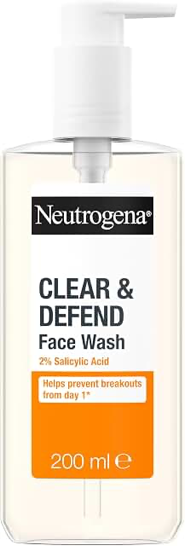 Neutrogena Visible Clear Daily Face Wash 200ml product photograph