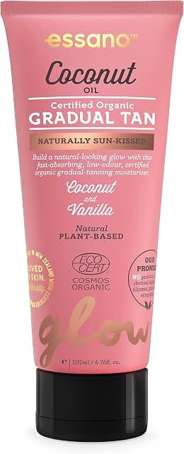 Essano Coconut and Vanilla Gradual Tan 200ml pink tube