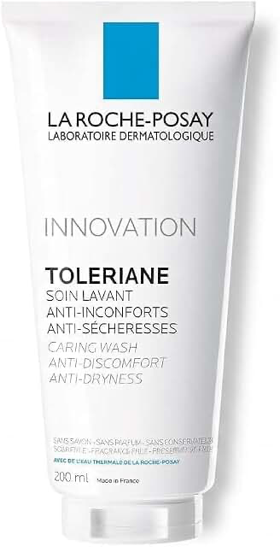 La Roche-Posay Toleriane Caring Wash Face Cleanser product packaging