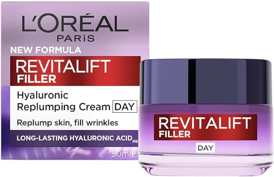 L’Oréal Paris Revitalift Filler Replumping Day Cream 50ml supplied product photo