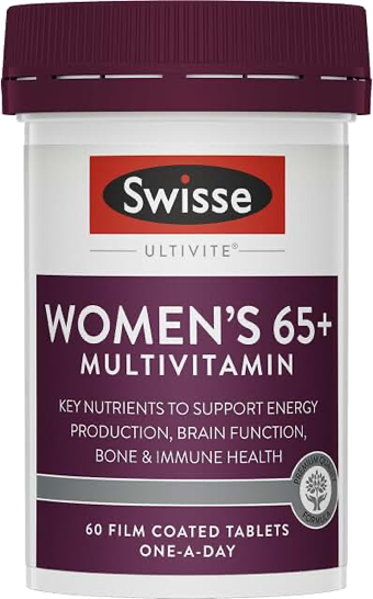 Swisse Ultivite Women's 65+ Multivitamin 60 Tablets product photograph