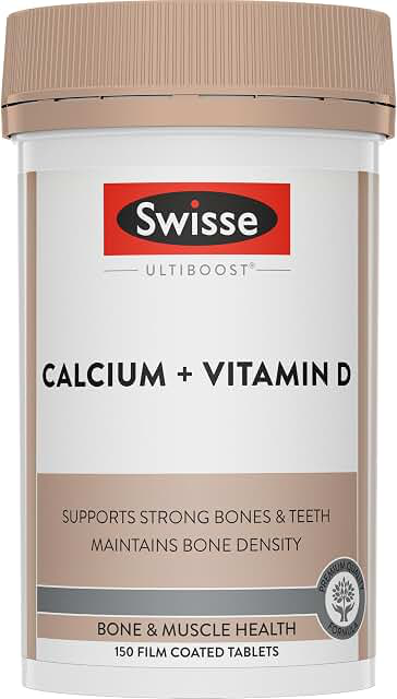 Swisse Ultiboost Calcium + Vitamin D 150 Tablets product photograph