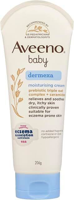 Aveeno Baby Dermexa Moisturising Cream 206g product photo