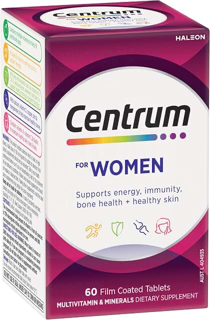 Centrum Women Multivitamin 60 Tablets product photograph