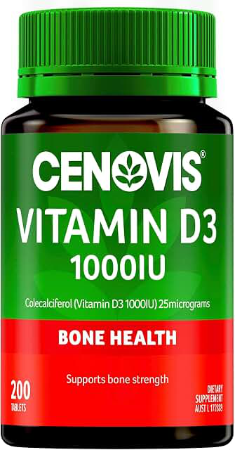 Cenovis Vitamin D3 1000IU Capsules product photograph