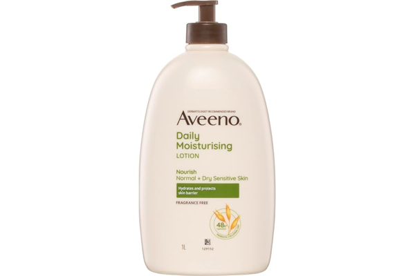 Aveeno Daily Moisturising Body Lotion 1L product packaging