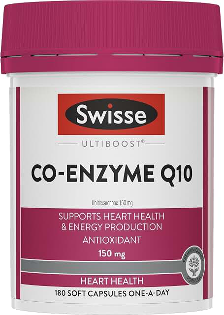 Swisse Ultiboost Co-Enzyme Q10 — 180 Capsules product photograph