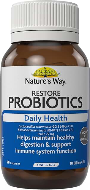 Nature's Way Restore Probiotics Daily Health 90 Capsules product photograph