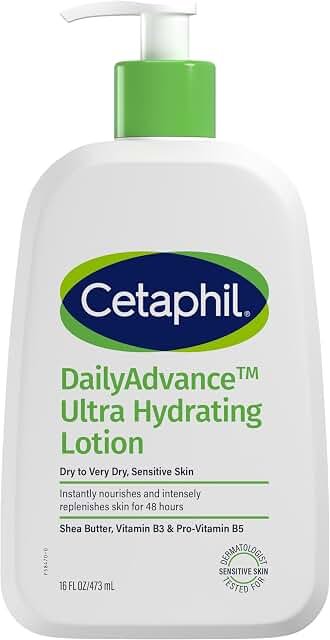 Cetaphil Daily Advance Ultra Hydrating Lotion 473mL, for Face & Body product packaging