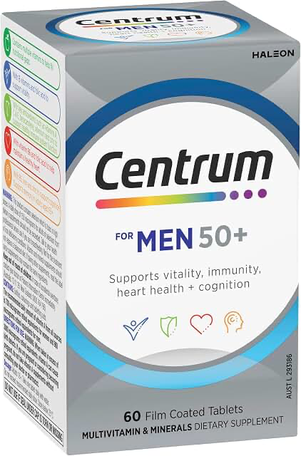 Centrum Men 50+ Multivitamin — 60 Tablets product photograph