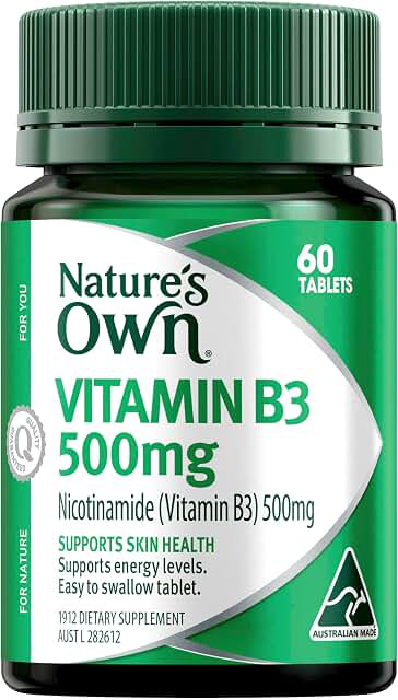 Nature's Own Vitamin B3 500mg Tablets product photograph