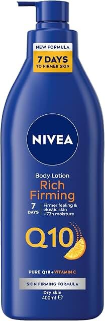 NIVEA Q10 Rich Firming Body Lotion with Vitamin C 400ml product packaging