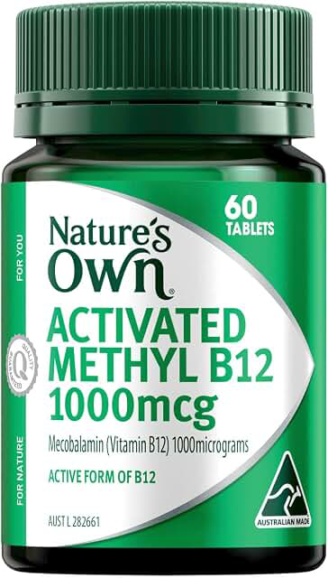 Nature's Own Activated Methyl B12 60 Tablets product photograph