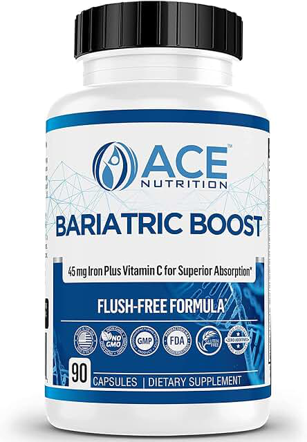 ACE Nutrition Bariatric Boost One-A-Day Multivitamin with 45 mg Iron product photograph