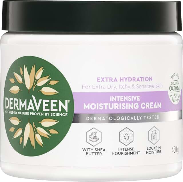 DermaVeen Extra Hydration Intensive Moisturising Cream 450g supplied product photo