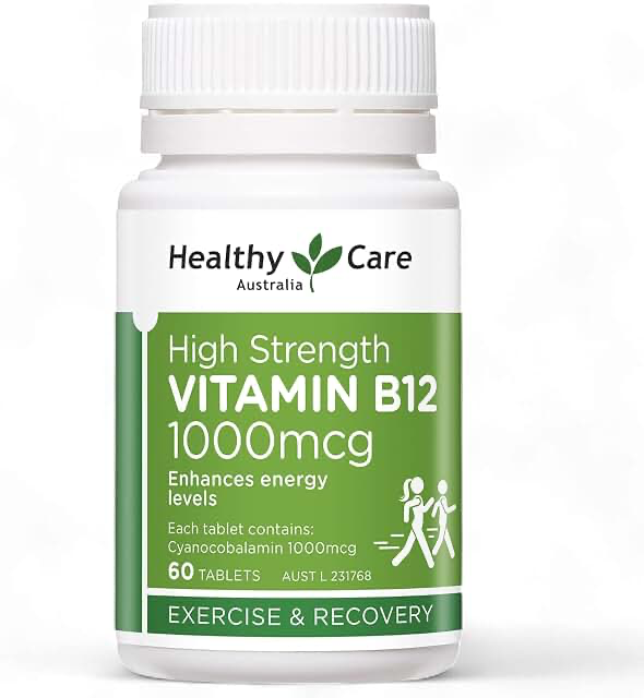 Healthy Care High Strength Vitamin B12 — 60 Tablets product photograph