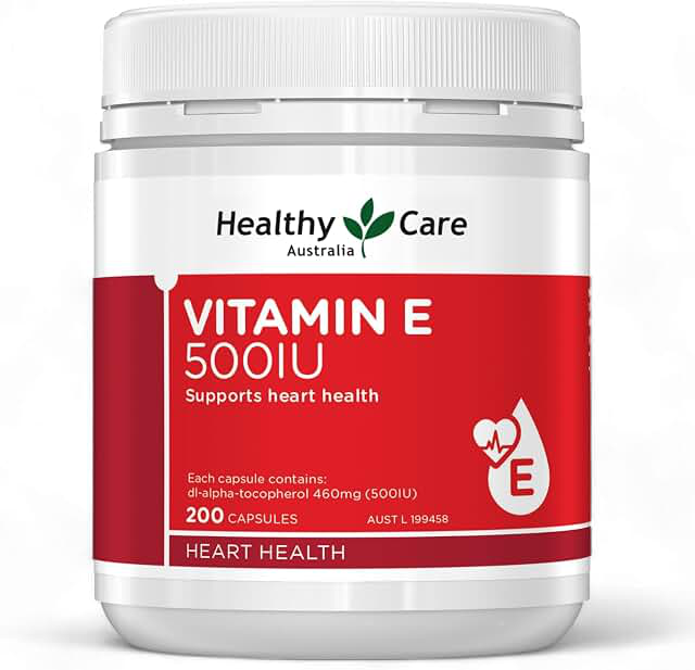 Healthy Care Vitamin E 500IU Capsules product photograph