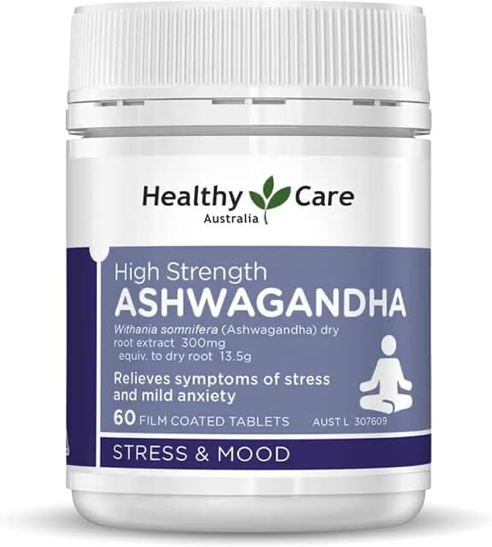Healthy Care High Strength Ashwagandha 60 Tablets product photograph