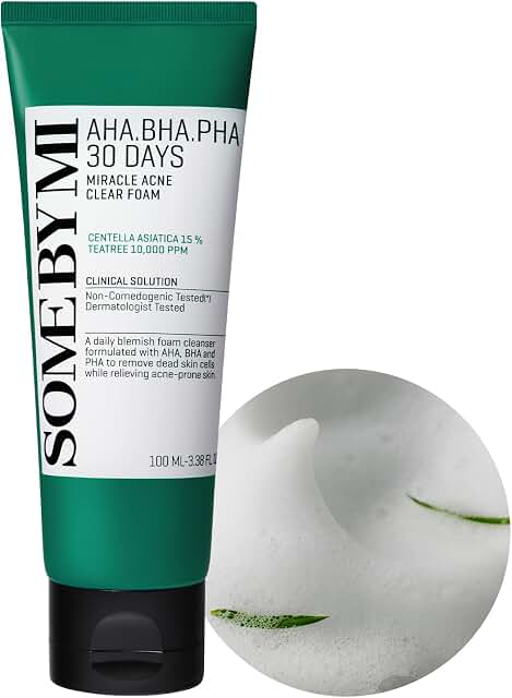 SOME BY MI AHA BHA PHA 30 Days Miracle Acne Clear Foam product photograph