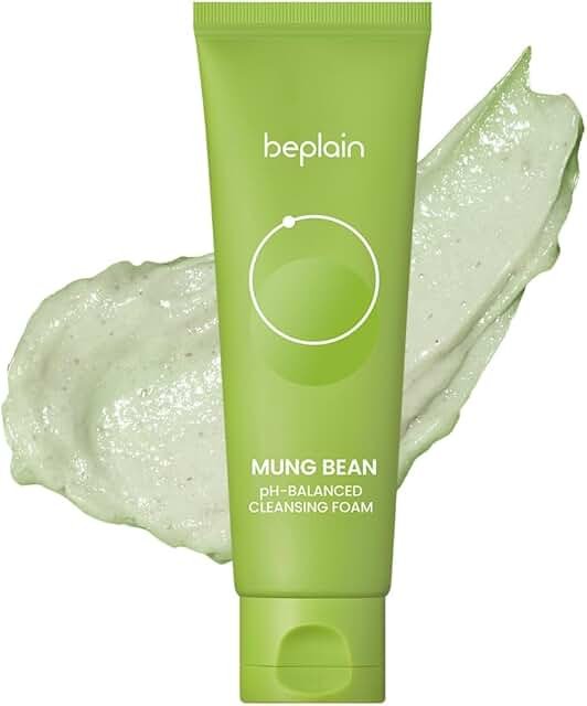beplain Mung Bean pH-Balanced Cleansing Foam product packaging