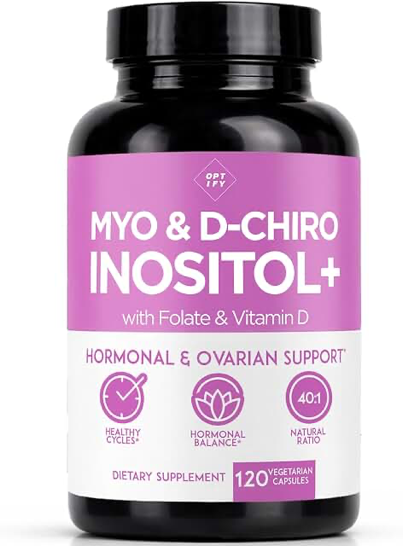 Premium Myo-Inositol & D-Chiro Inositol with Folate and Vitamin D — 40:1 product photograph