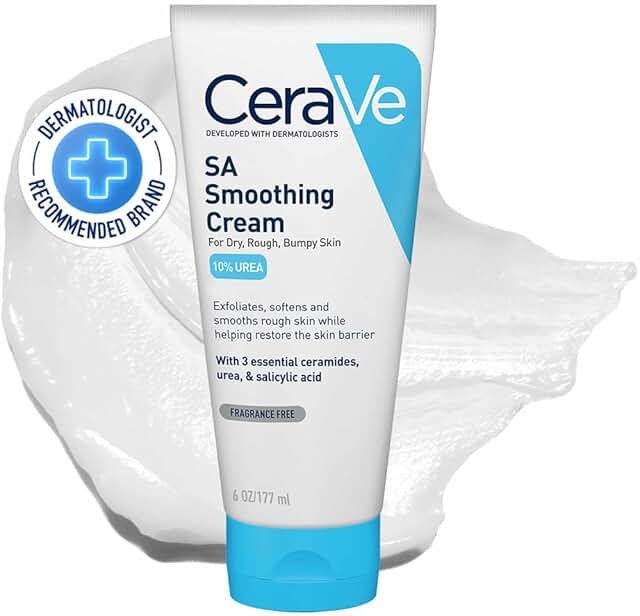 CeraVe SA Smoothing Cream with Salicylic Acid for Rough, Bumpy Skin 177ml product packaging
