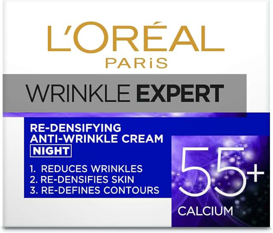 L’Oréal Paris Wrinkle Expert 55+ Night Cream supplied product photo
