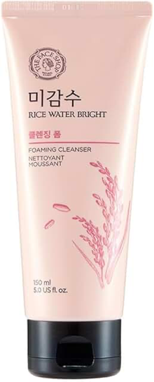 The Face Shop Rice Water Bright Cleansing Foam product packaging