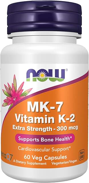 NOW Vitamin K2 MK-7 300mcg Veg Capsules product photograph