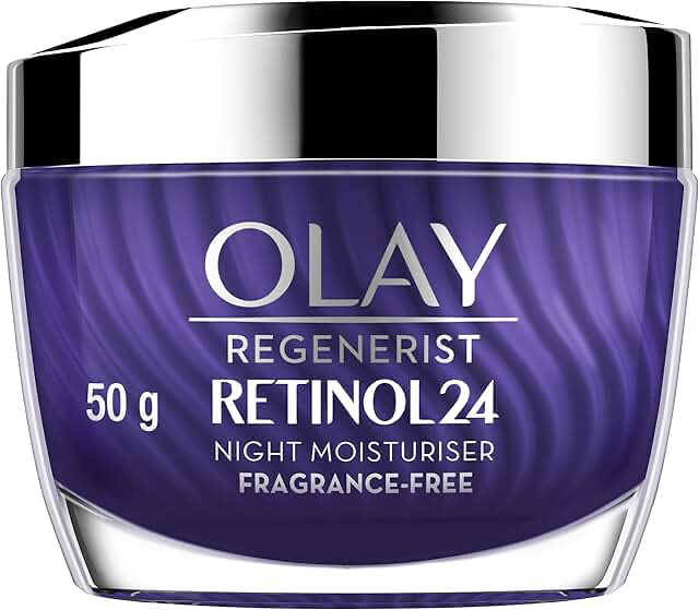 Olay Regenerist Retinol 24 Night Moisturiser 50g product packaging