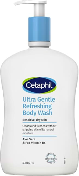 Cetaphil Ultra Gentle Refreshing Body Wash 1L product photograph