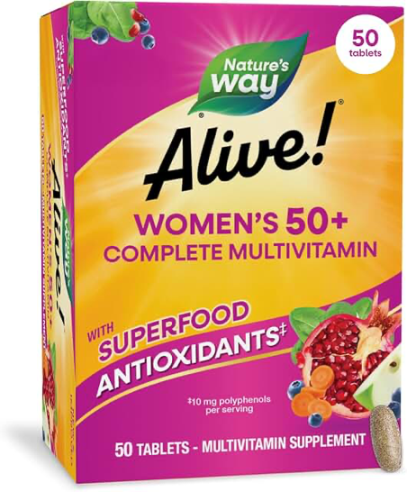 Nature’s Way Alive! Women’s 50+ Complete Multivitamin — 50 Tablets product photograph
