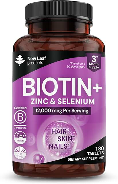 Biotin+ with Zinc & Selenium — 12,000 mcg Listing product photograph