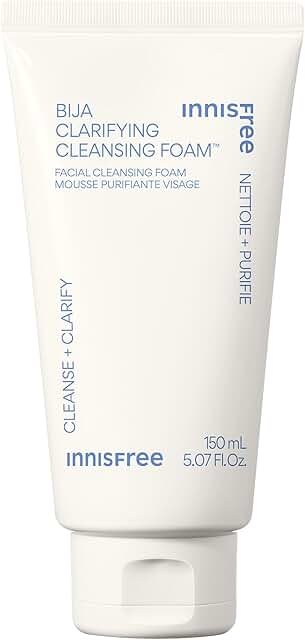 Innisfree Bija Clarifying Foam Cleanser product packaging