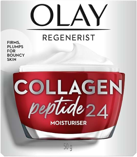 Olay Regenerist Collagen Peptide 24 Moisturiser 50g product packaging