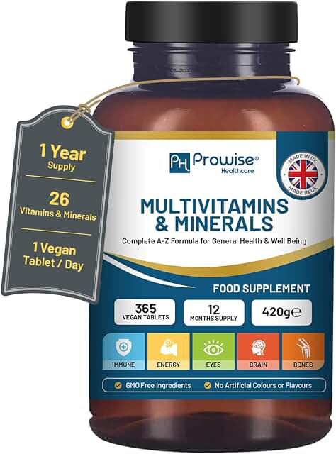 Prowise A–Z Multivitamins & Minerals — 365 Vegan Tablets product photograph